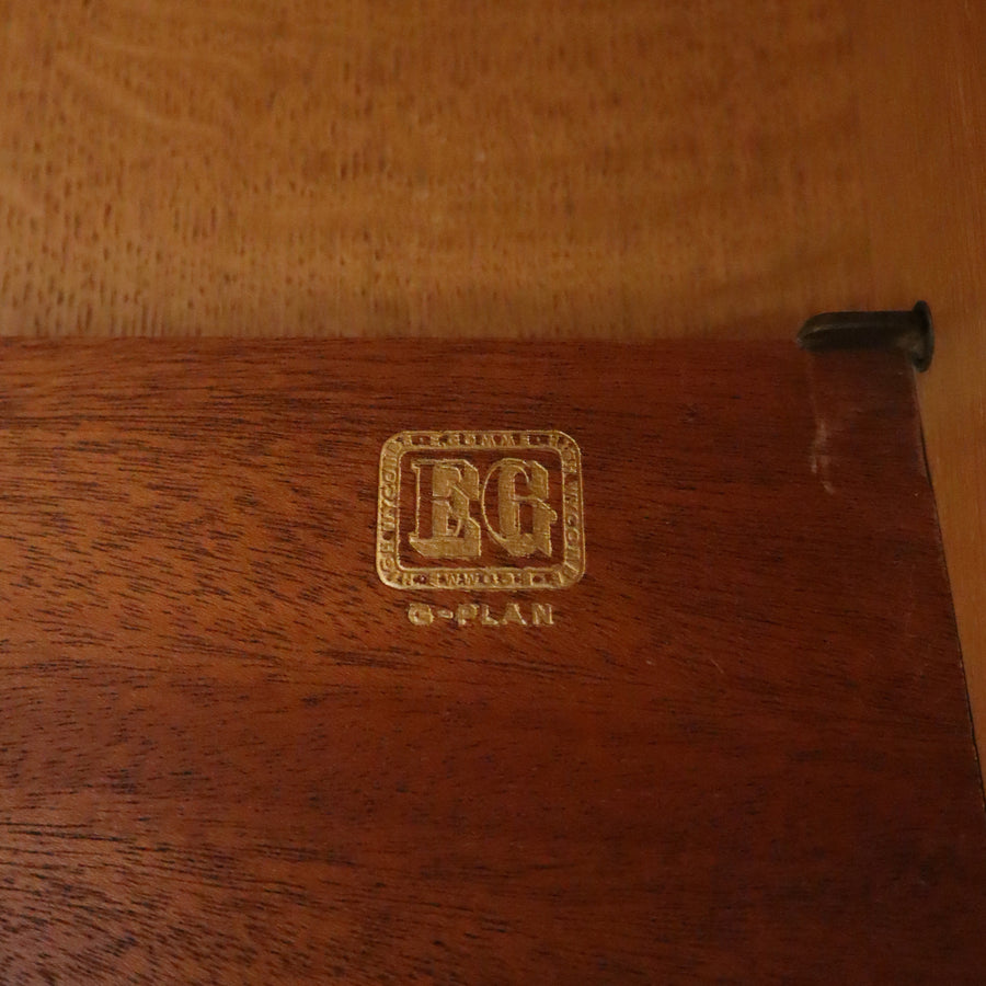 Vintage G Plan Mid Century Oak Brandon Display Cabinet 1 – 1611b