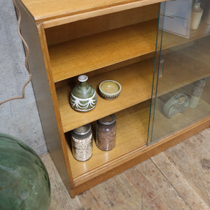 Vintage G Plan Mid Century Oak Brandon Display Cabinet 1 – 1611b