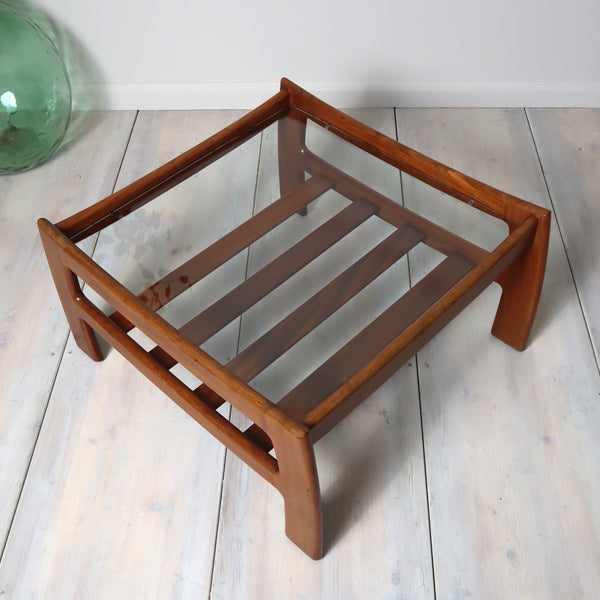 Mid Century G-Plan Katrina Teak & Glass Coffee Table 1809d