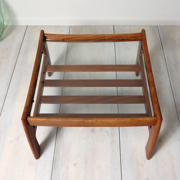 Mid Century G-Plan Katrina Teak & Glass Coffee Table 1809d