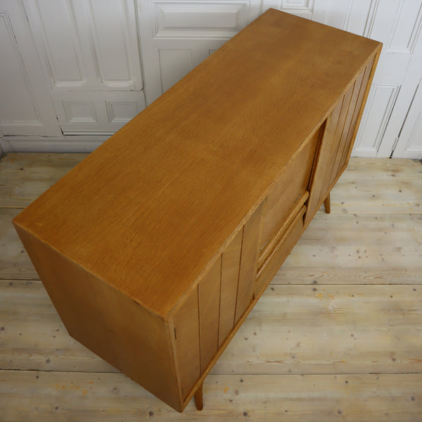 mid_century_oak_chevron_everest_vintage_sideboard