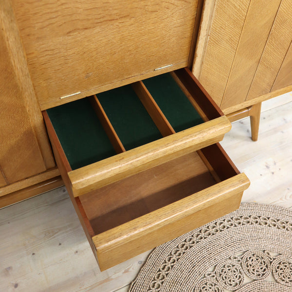 mid_century_oak_chevron_everest_vintage_sideboard