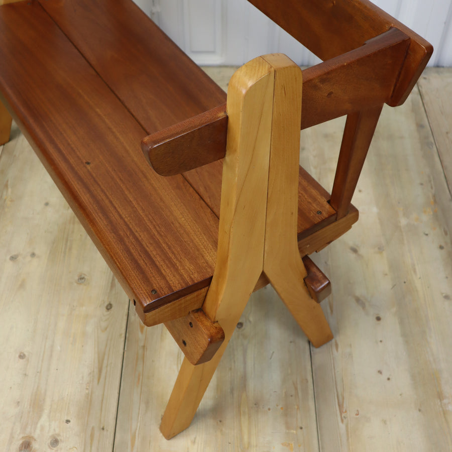 Reclaimed Mid Century Church Pews Benches - Bespoke Size - Made to order