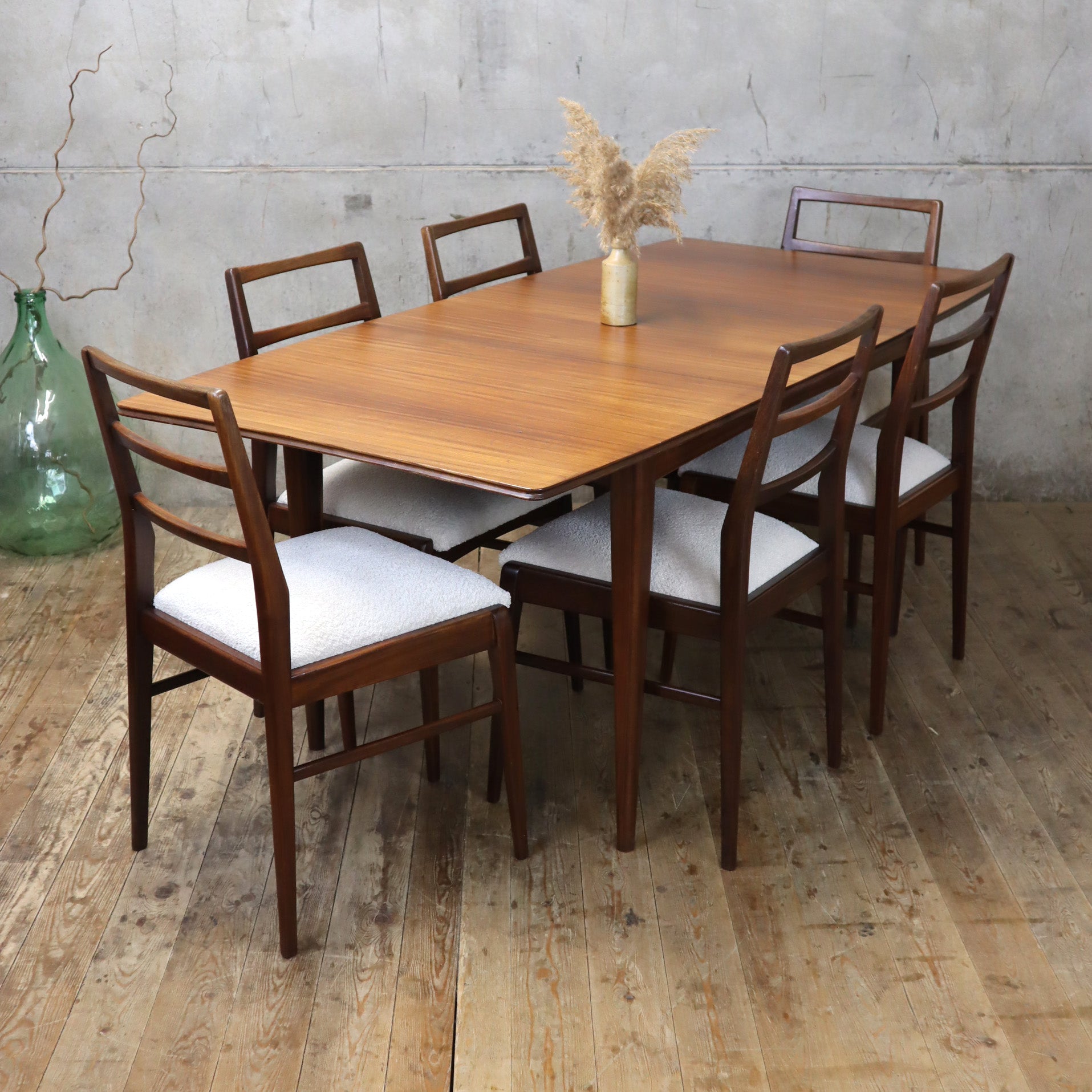 Richard Hornby Mid Century Extending Dining Table - 0206e – Mustard Vintage