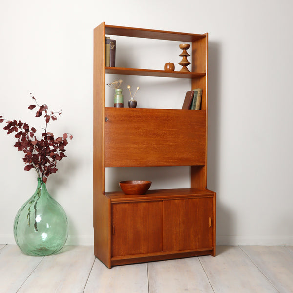 mid_century_teak_bureau_bookcase_herebert_gibbs_vintage