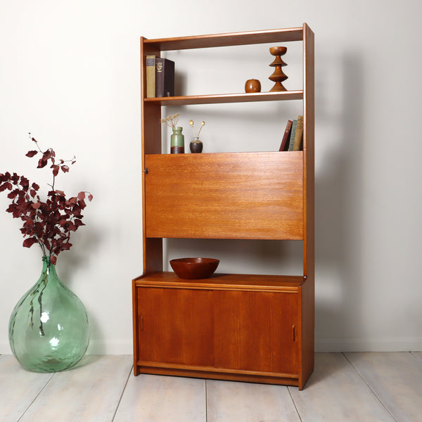 mid_century_teak_bureau_bookcase_herebert_gibbs_vintage