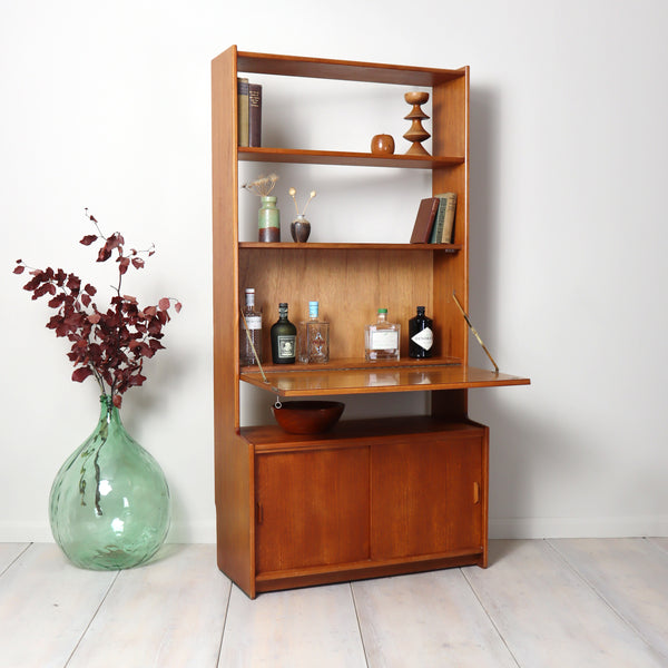 mid_century_teak_bureau_bookcase_herebert_gibbs_vintage