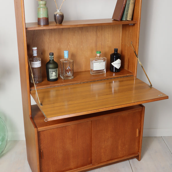 mid_century_teak_bureau_bookcase_herebert_gibbs_vintage