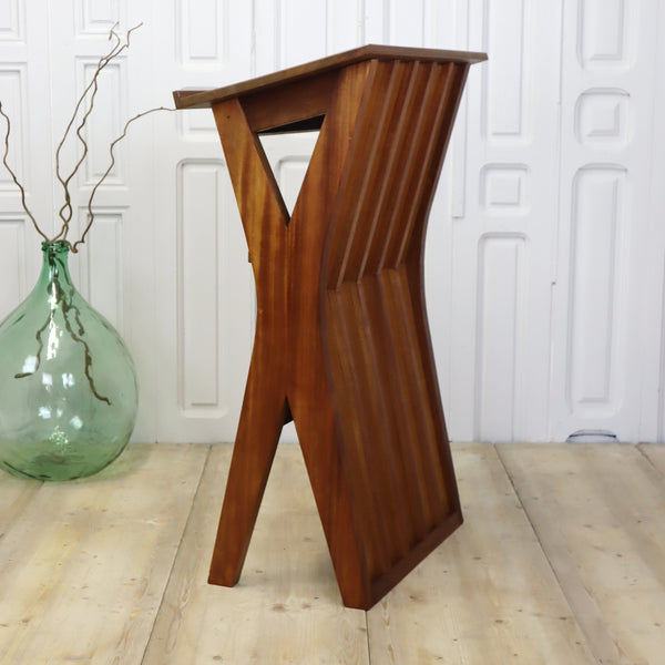 mid_century_teak_church_lectern_restaurant_display_1960s