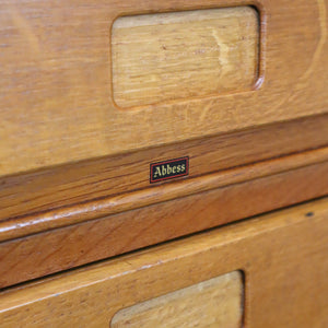 vintage_mid_century_oak_architects_plan_chest_map_drawers