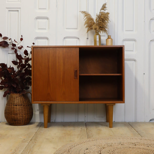 Mid Century Teak Media Cabinet Sideboard 0705e