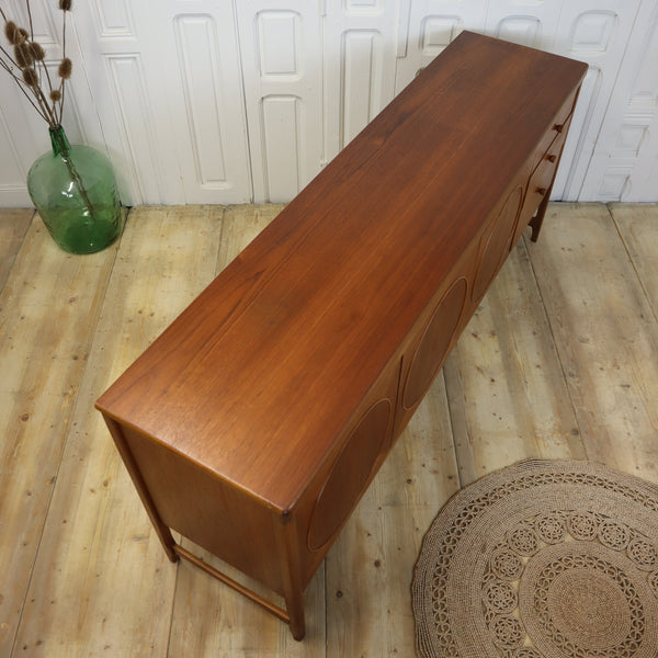 Rare Vintage Teak Nathan 'Circles' Sideboard 1801m