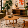 Mid century Sunburst Coffee Table 0308f