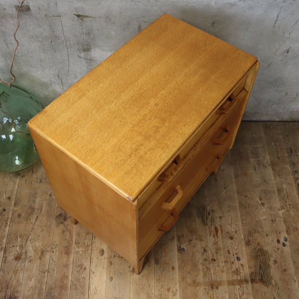 Pair of Mid Century Oak G Plan Brandon Chest of Drawers - 1611h