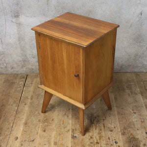 Mid Century Alfred Cox Walnut Bedside Tables x 2 - 0112a