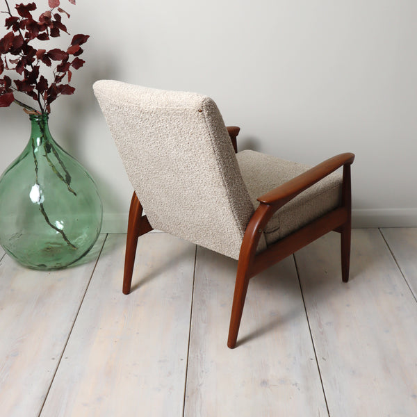 Vintage Greaves & Thomas Boucle Armchair 2703f