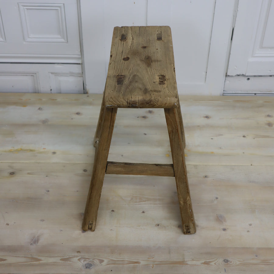 rustic_antique_wooden_elm_stool
