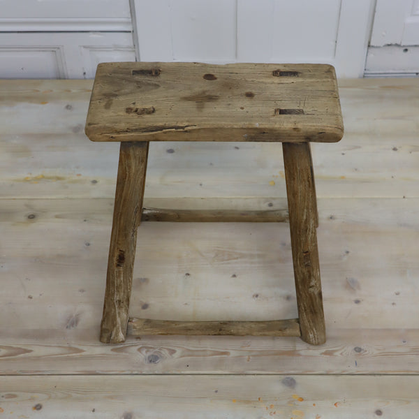 rustic_antique_wooden_elm_stool