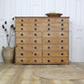 Vintage Pine Rustic Apothecary Drawers 1202f