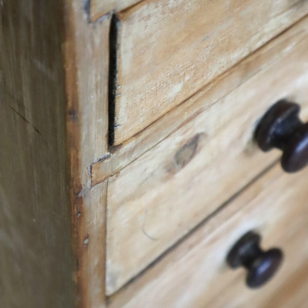 Vintage Pine Rustic Apothecary Drawers 1202f