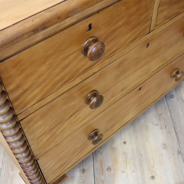 Vintage Pine Rustic Chest of Drawers 2609c