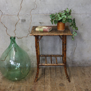 vintage_antique_victorian_tiger_bamboo_side_table