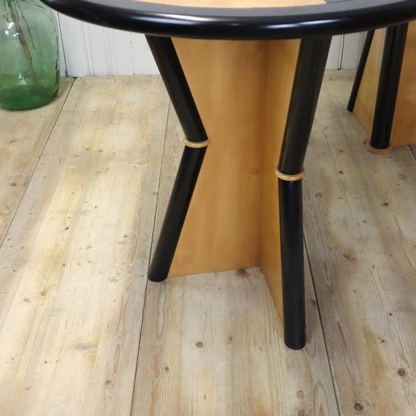 vintage_art_deco_maple_ebony_oval_dining_table