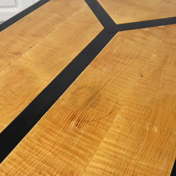 vintage_art_deco_maple_ebony_oval_dining_table
