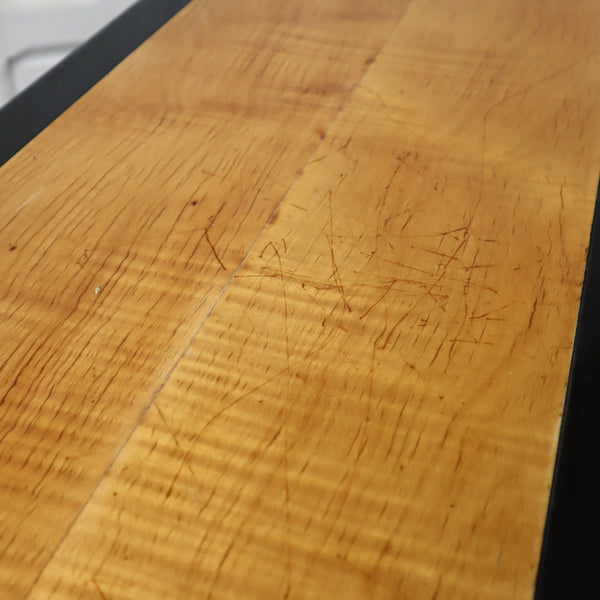 vintage_art_deco_maple_ebony_oval_dining_table
