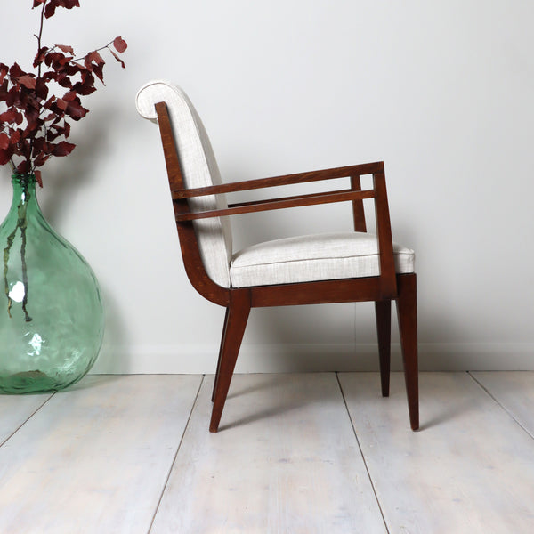 vintage_art_deco_upholstered_armchair