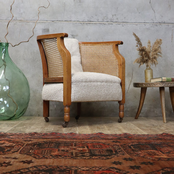 vintage_bergere_cane_tub_oak_armchair_rattan_boucle