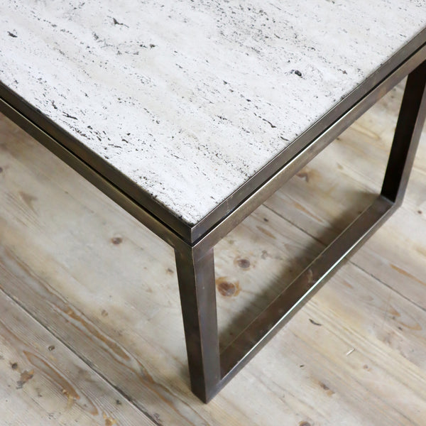 vintage_brass_travertine_coffee_table_midcentury