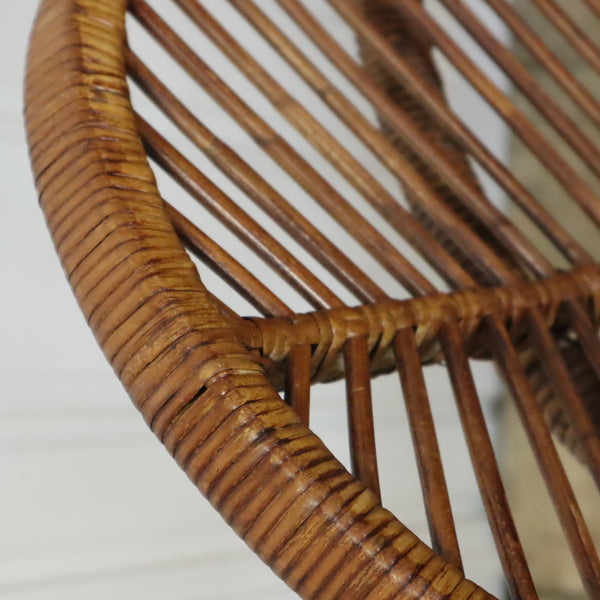 vintage_cane_french_flower_petal_chair