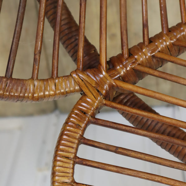 vintage_cane_french_flower_petal_chair