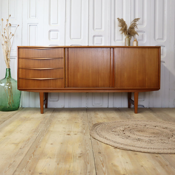 Vintage E.W. Bach Danish Teak Sideboard 2507g