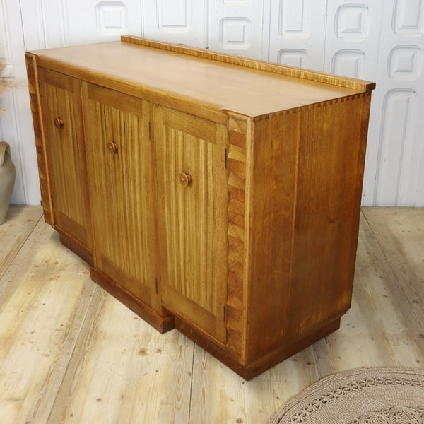 Vintage Art Deco E-Gomme Oak Sideboard 0108i