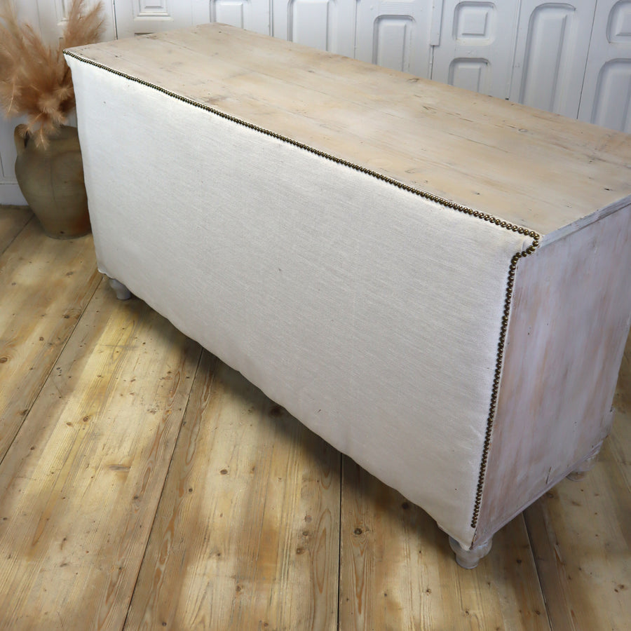 Rustic Pine Victorian Painted Dresser Sideboard 1009g