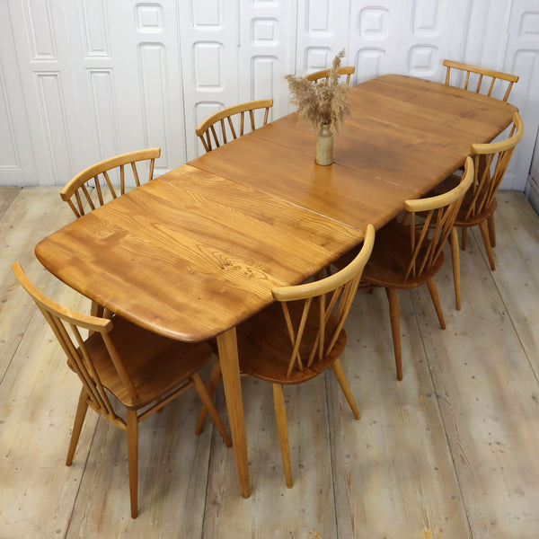 Mid Century Ercol Grand Windsor Extending Dining Table  2701b