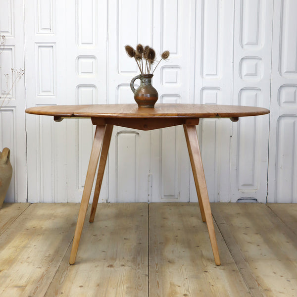 vintage_ercol_mid_century_oval_drop_leaf_table