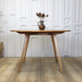 Vintage Ercol Model 383 Drop Leaf Oval Dining Table 1810b
