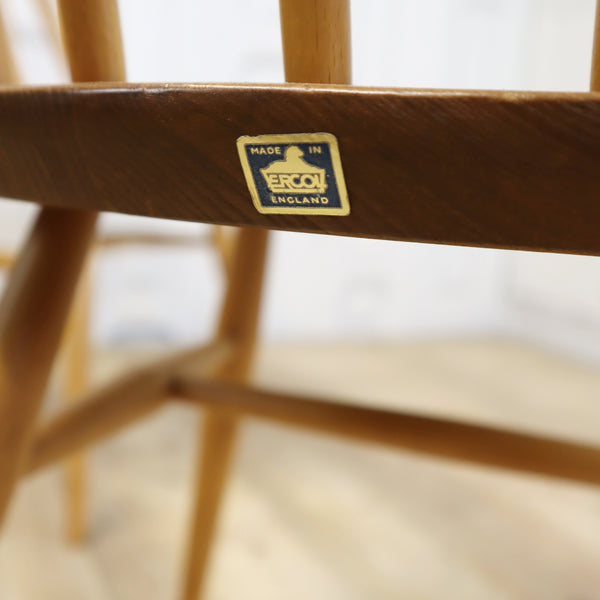 Set of Four Vintage Ercol Windsor 365 Quaker Chairs 1801j