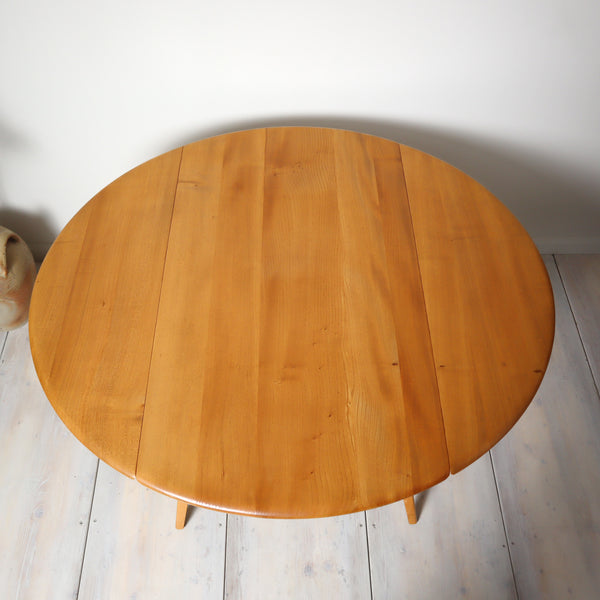 vintage_ercol_model_384_blonde_drop_leaf_oval_dining_table