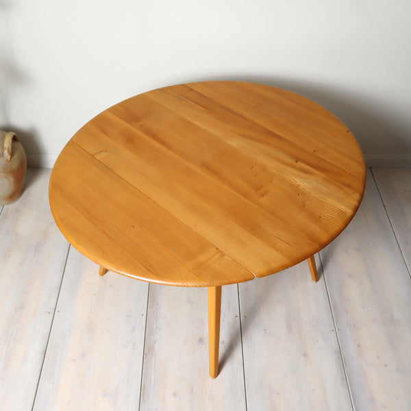 vintage_ercol_model_384_blonde_drop_leaf_oval_dining_table