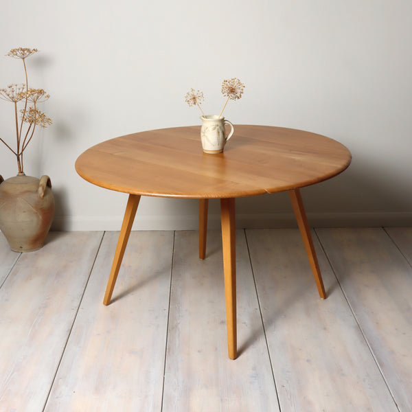vintage_ercol_model_384_blonde_drop_leaf_oval_dining_table