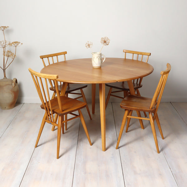 vintage_ercol_model_384_blonde_drop_leaf_oval_dining_table