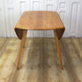 Vintage Ercol Model 383 Drop Leaf Oval Dining Table 2609a