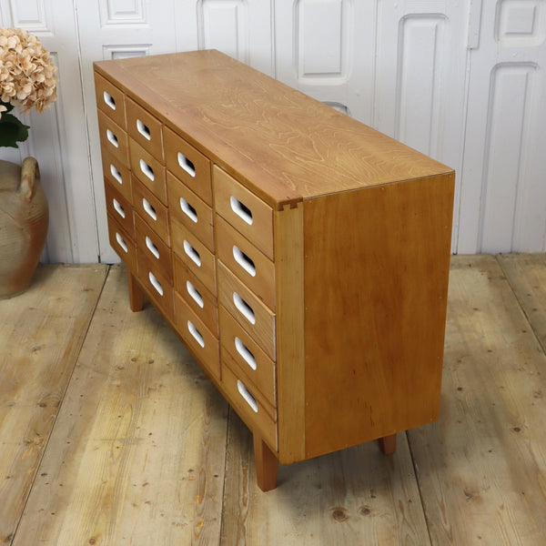 Vintage Esavian James Leonard School Drawers 2211g