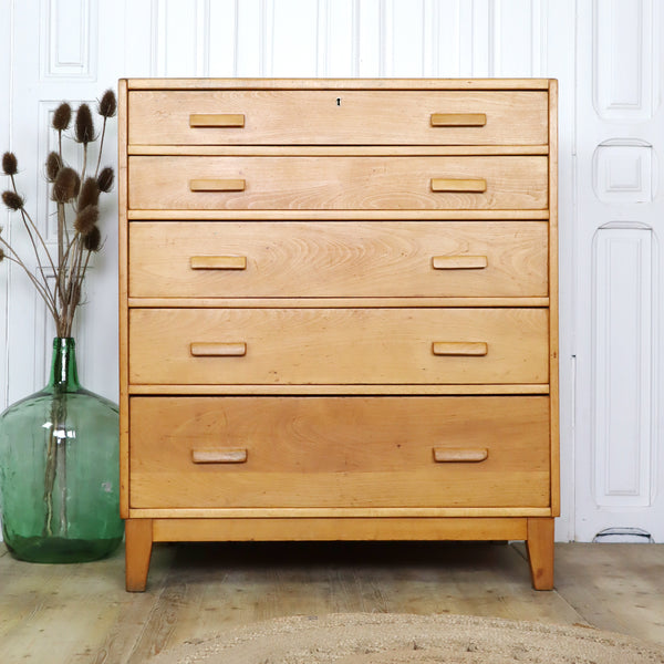 vintage_esavian_school_drawers_plan_chest_beech