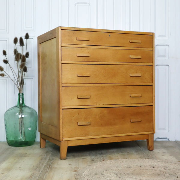 vintage_esavian_school_drawers_plan_chest_beech