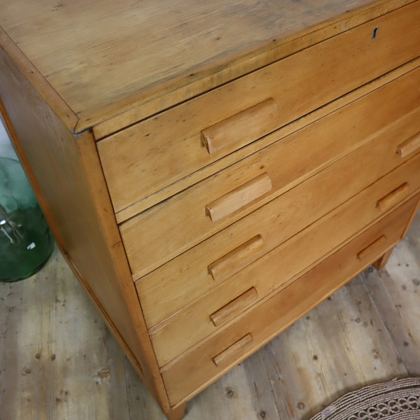 vintage_esavian_school_drawers_plan_chest_beech